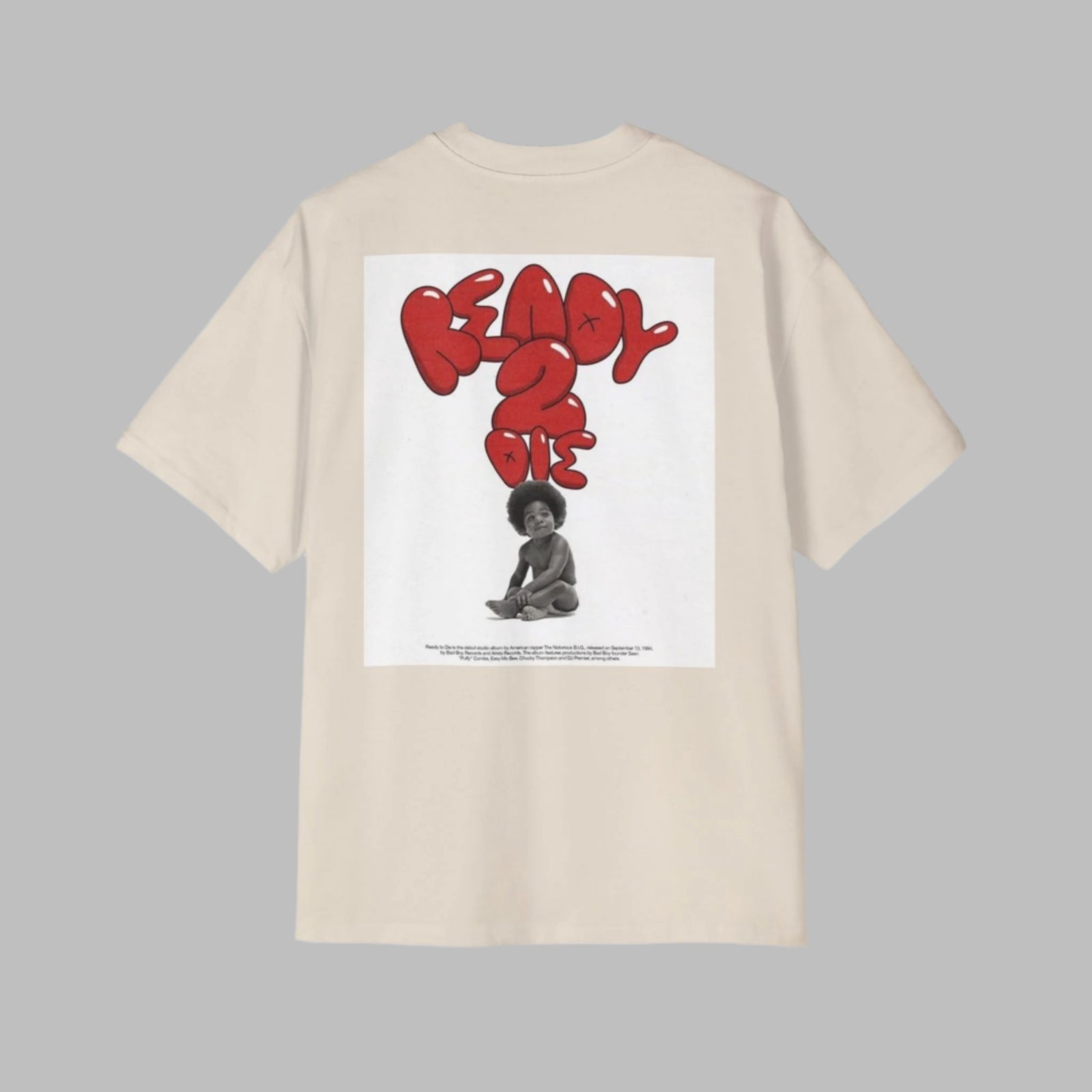 Streetwear Premium Oversized Tee - 'Ready to Die' Graphic Shirt for Enthusiasts