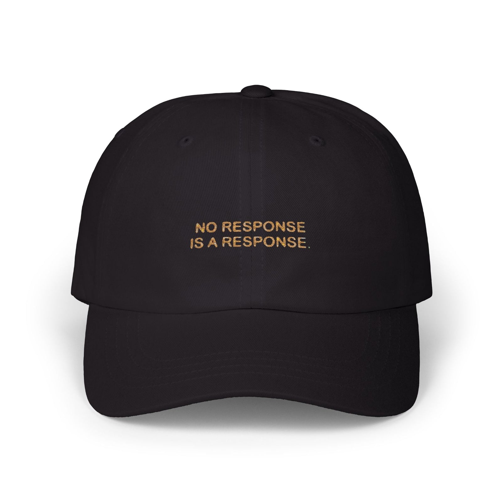 The OBL!V Premium Trending Classic Cap - No Response is a Response, Premium Accessory, Trendy Cap, Everyday Wear