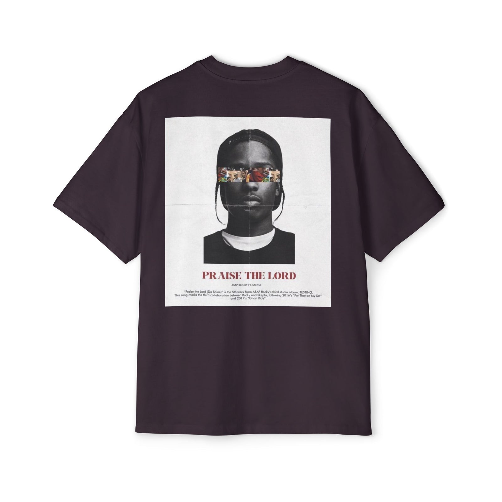Men's Premium Oversized Tee - 'PRAISE THE LORD' Graphic Tee for Casual Wear