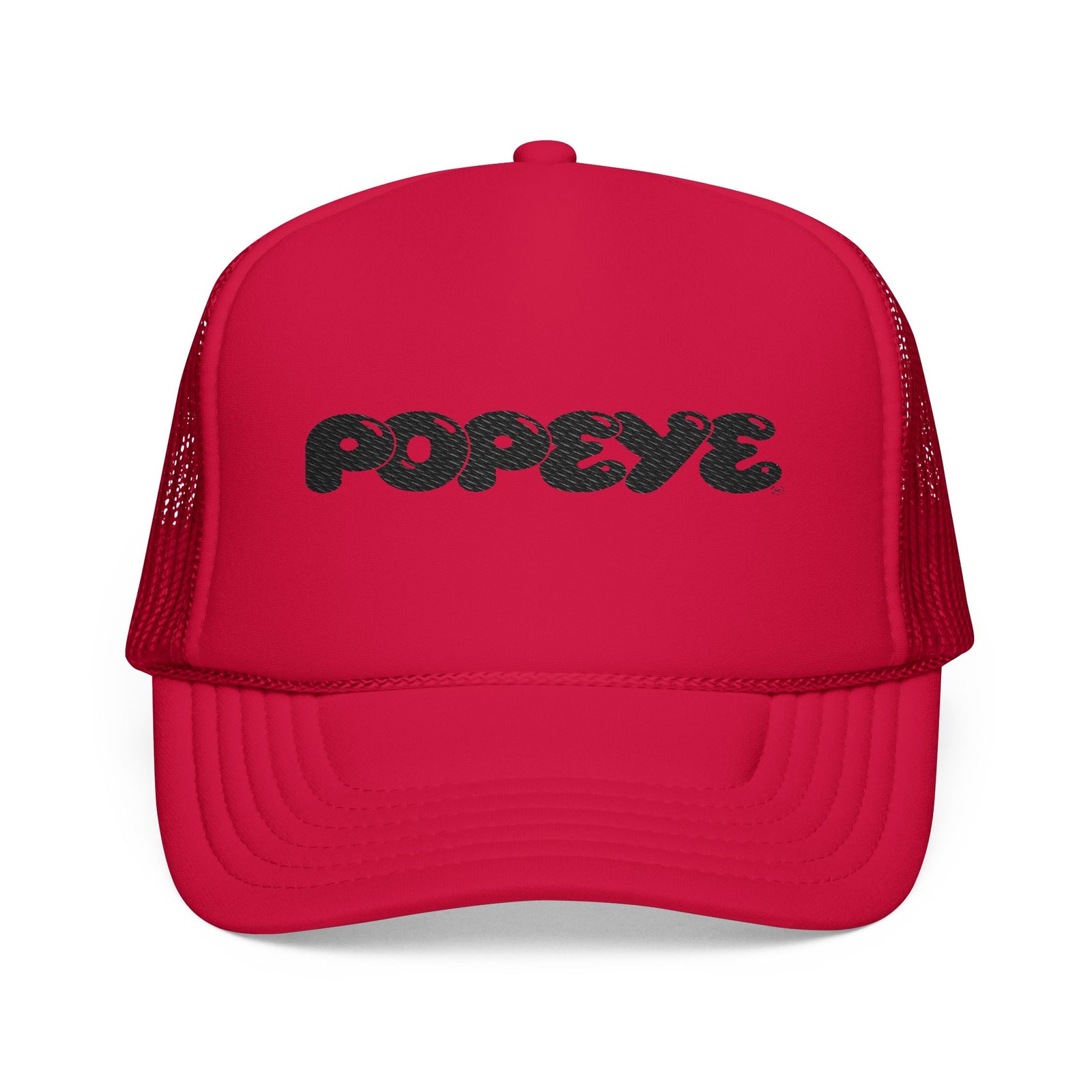Popeye Foam Trucker Hat | Custom Embroidered Baseball Cap.