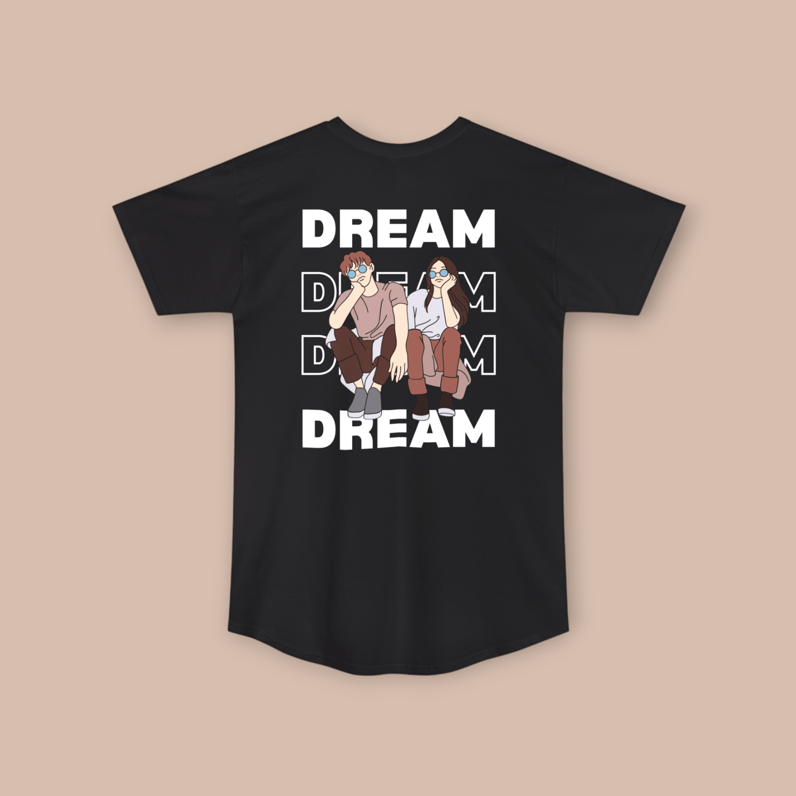 Hip Hop Dream black Oversized-Tee