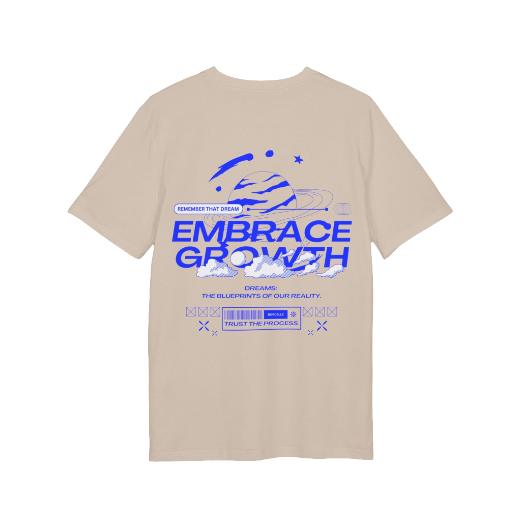 "Embrace Growth - Trust the Process Oversized Tee".