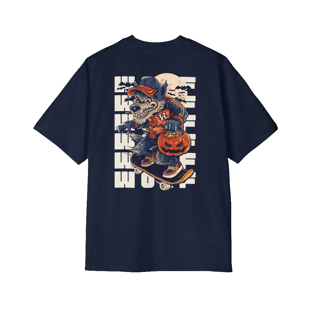 Werewolf on Wheels Oversized-Tee