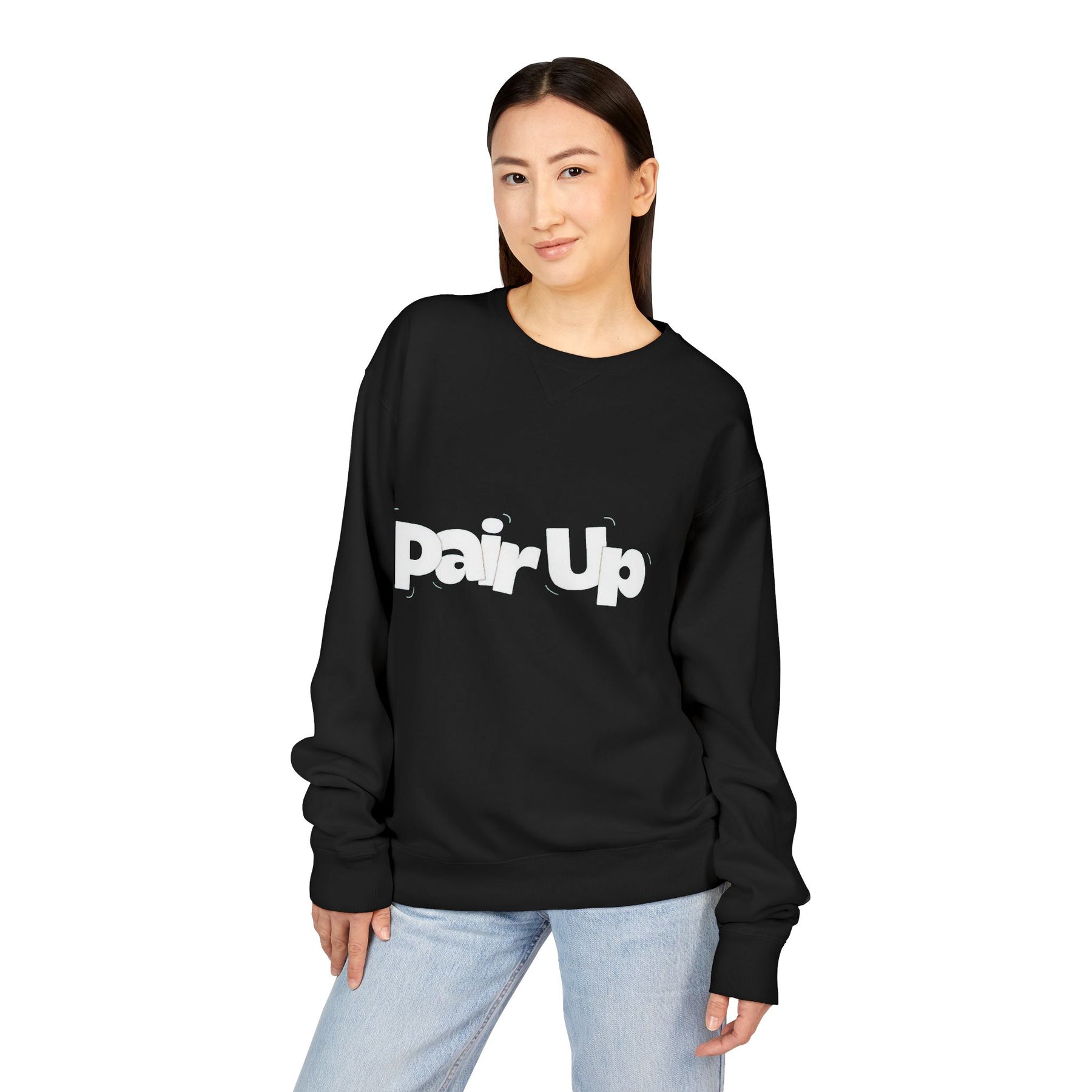 Pair Up Sweatshirt, Cozy Premium Crewneck, Perfect for Couples, Matching Outfits, Luxury OBL!V Gift, Everyday Comfort
