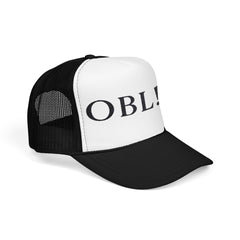 Bold Embroidered Foam Trucker Hat, Casual Hat, Adjustable Cap,  Trendy Hat for Outdoors and Festivals