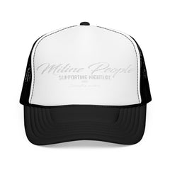 Nightlife Support Foam Trucker Hat, Party Hat, Festival Headwear, Premium Embroidered Cap..