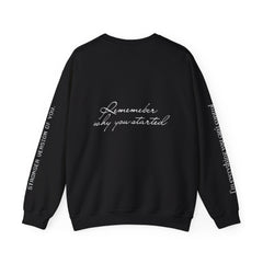 Motivational Crewneck Sweatshirt - Inspirational  for Adults, Premium Wear, Self-Care Reminder, Perfect for Streetwear