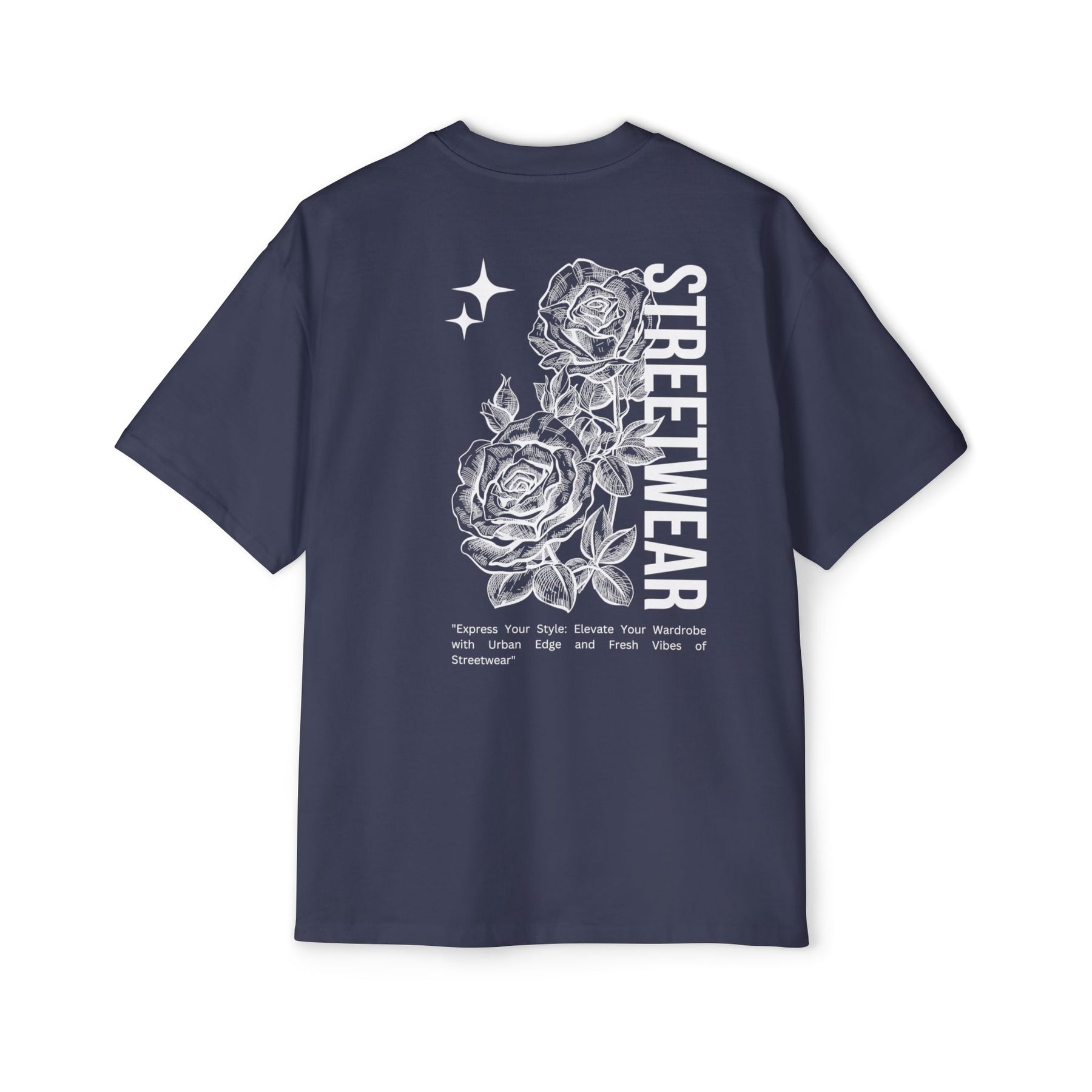 Streetwear Rose Oversized T-shirt