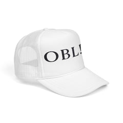 Bold Embroidered Foam Trucker Hat, Casual Hat, Adjustable Cap,  Trendy Hat for Outdoors and Festivals