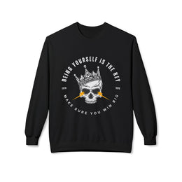 Crowned Skull Sweatshirt - Be Yourself Collection — thumb 1