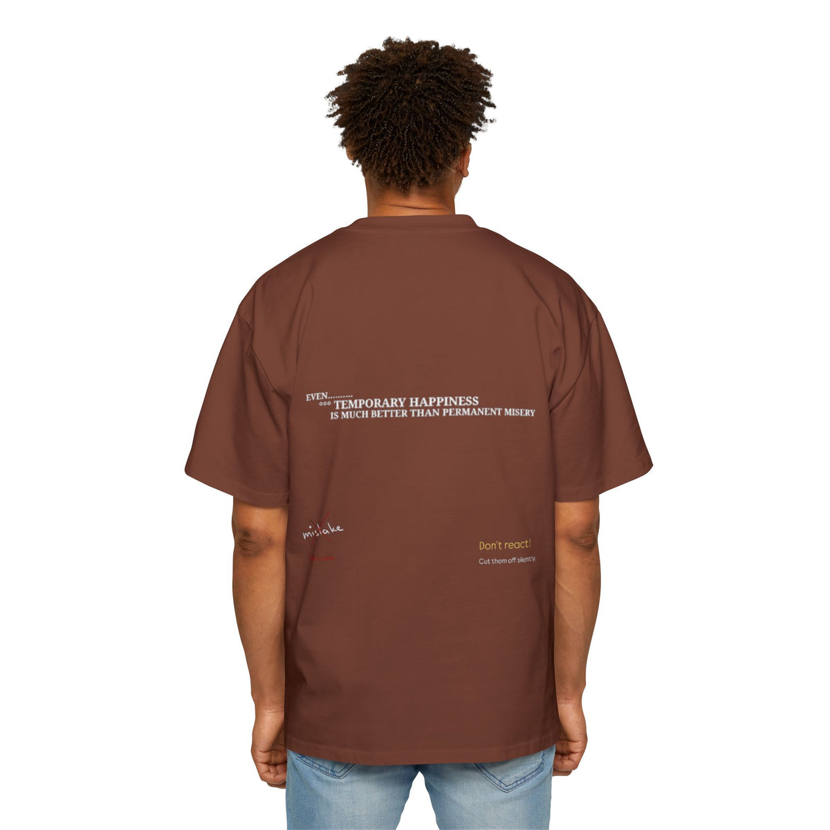 Men's Heavy Oversized Tee, Premium Top, Comfortable Streetwear, Graphic Tee,  Essential.. — image 27