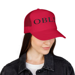 Bold Embroidered Foam Trucker Hat, Casual Hat, Adjustable Cap,  Trendy Hat for Outdoors and Festivals