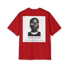 Men's Premium Oversized Tee - 'PRAISE THE LORD' Graphic Tee for Casual Wear