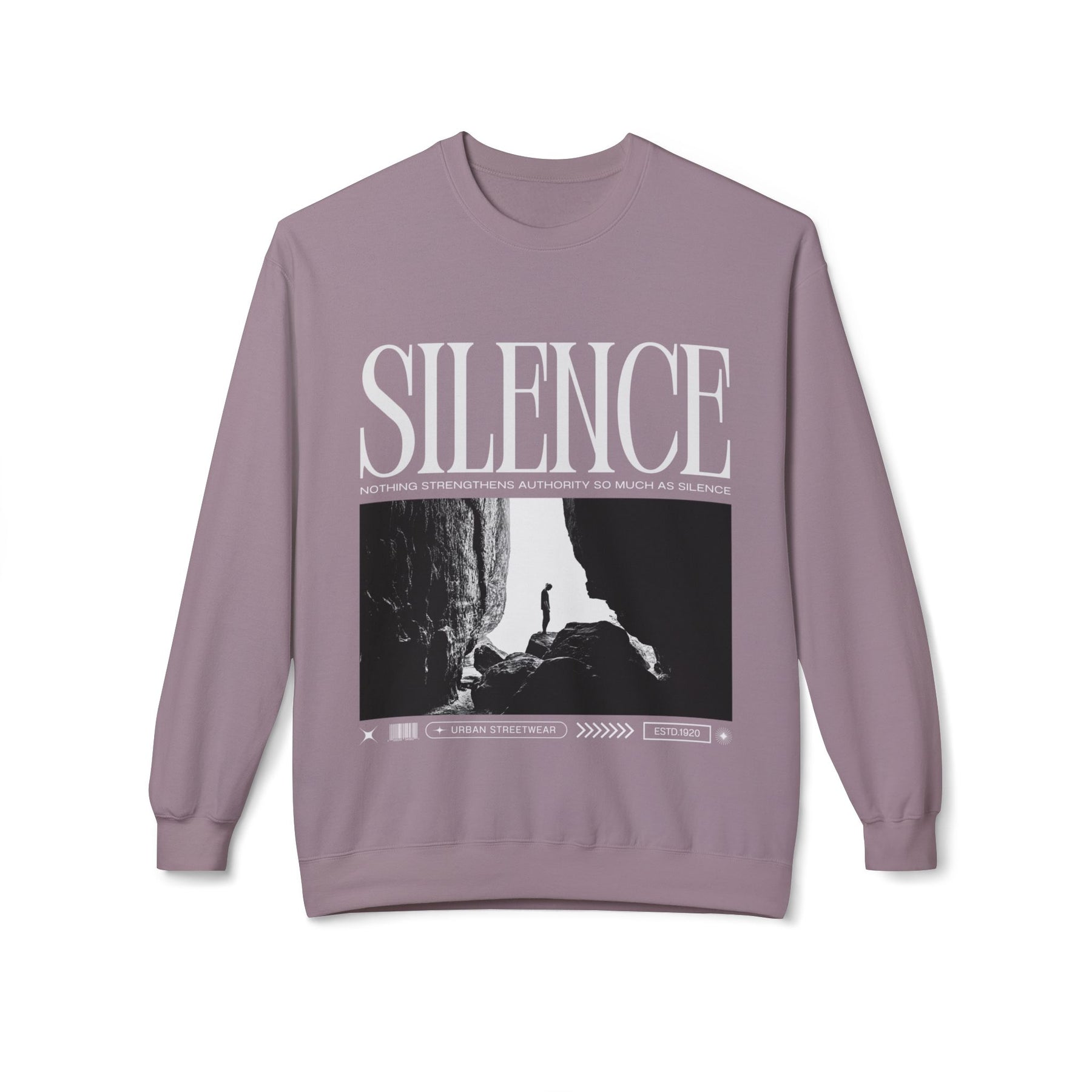 A new relaxed silence casual sweartshirt