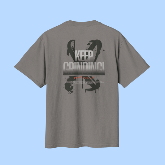 Graphic Tee - Faded Grey Print