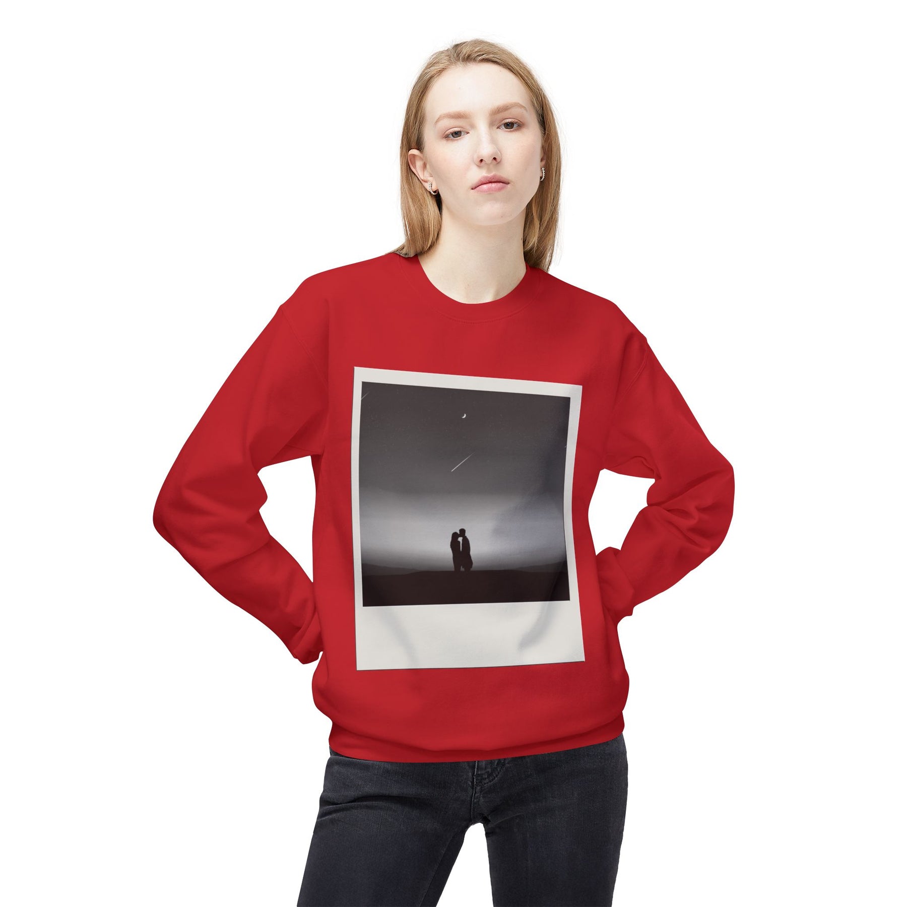 Polaroid Kiss Black Sweatshirt