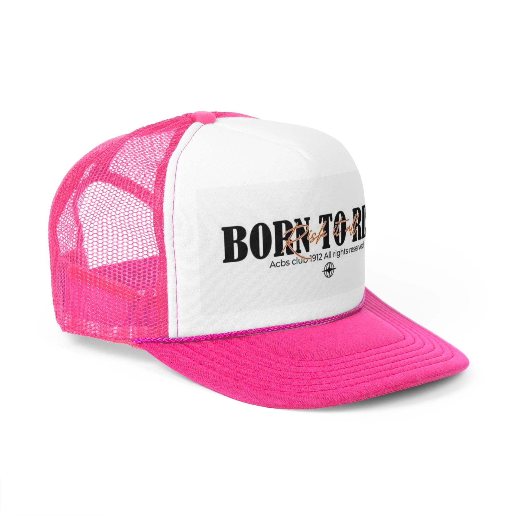 Born to Risk Trucker Cap - Stylish Mesh Hat for Adventurers
