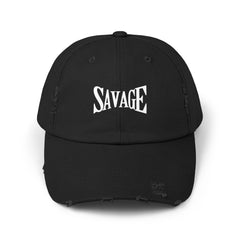 "SAVAGE Distressed Dad Hat"