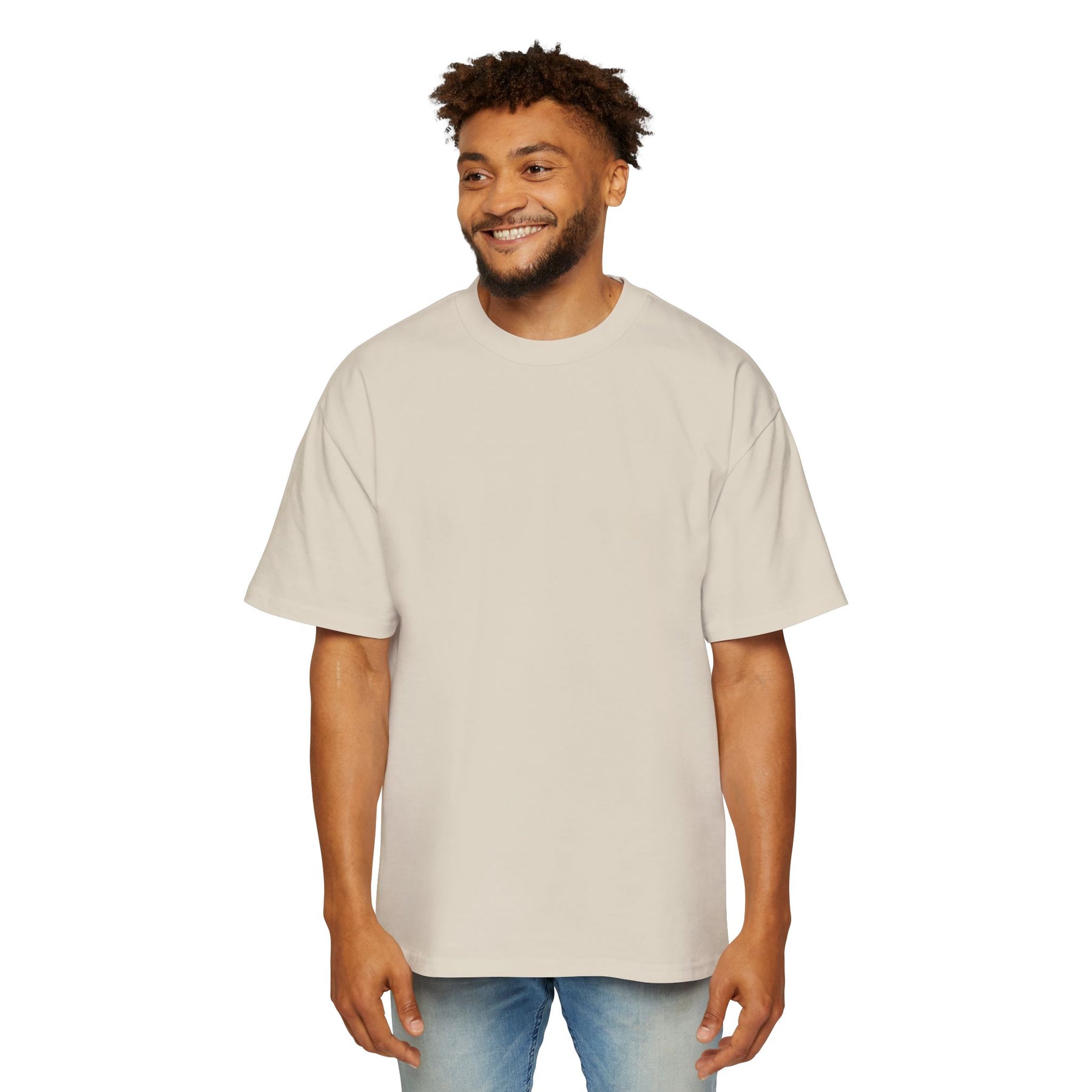 Bottom of the shirt says "Catch the Vibes" Oversized Tee  - Comfortable and Stylish