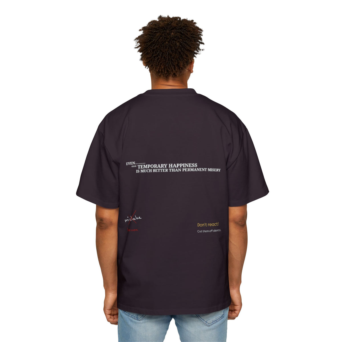 Men's Heavy Oversized Tee, Premium Top, Comfortable Streetwear, Graphic Tee,  Essential.. — image 60