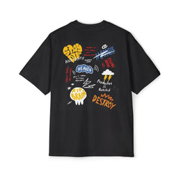 Stay Die and Dirty: Insanity, Madness, and Hustle Oversized-Tee — thumb 1