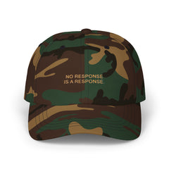 The OBL!V Premium Trending Classic  Cap - No Response is a Response, Premium Accessory, Trendy Cap, Everyday Wear