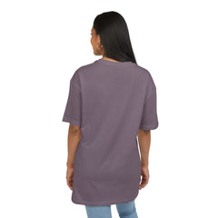Premium Artistic Oversize Tee - Handprint Design for Creative Souls