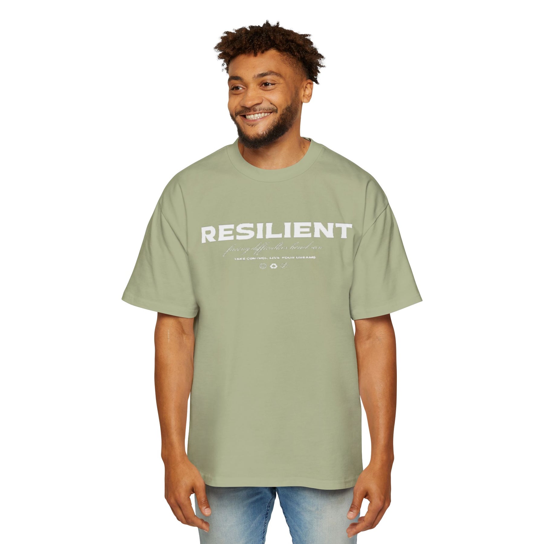 Oversized Resilient Tee - Casual Comfort for Everyday Strength