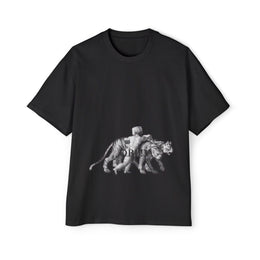 Vintage Premium  Oversized Tee with Savanna Adventure Design, Casual Wear, Graphic Tee, Streetwear Style.. — thumb 2