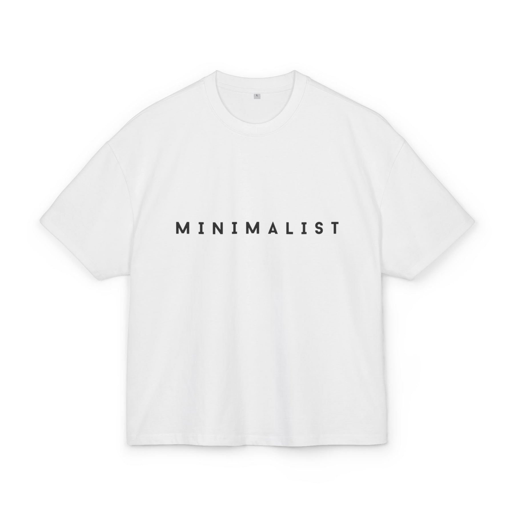 Oversized Tee - Olive Minimalist Unisex Cotton Box Tee