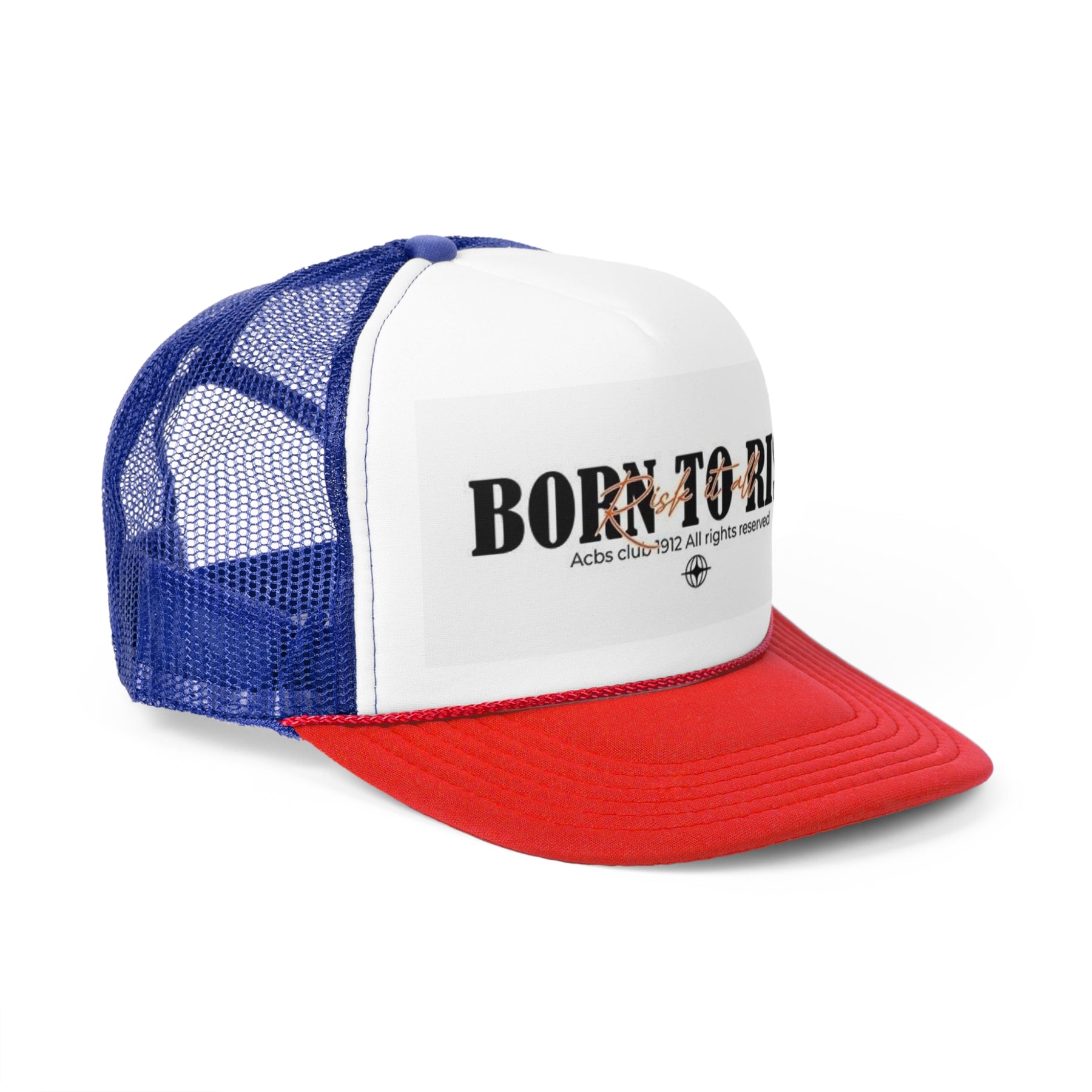 Born to Risk Trucker Cap - Stylish Mesh Hat for Adventurers