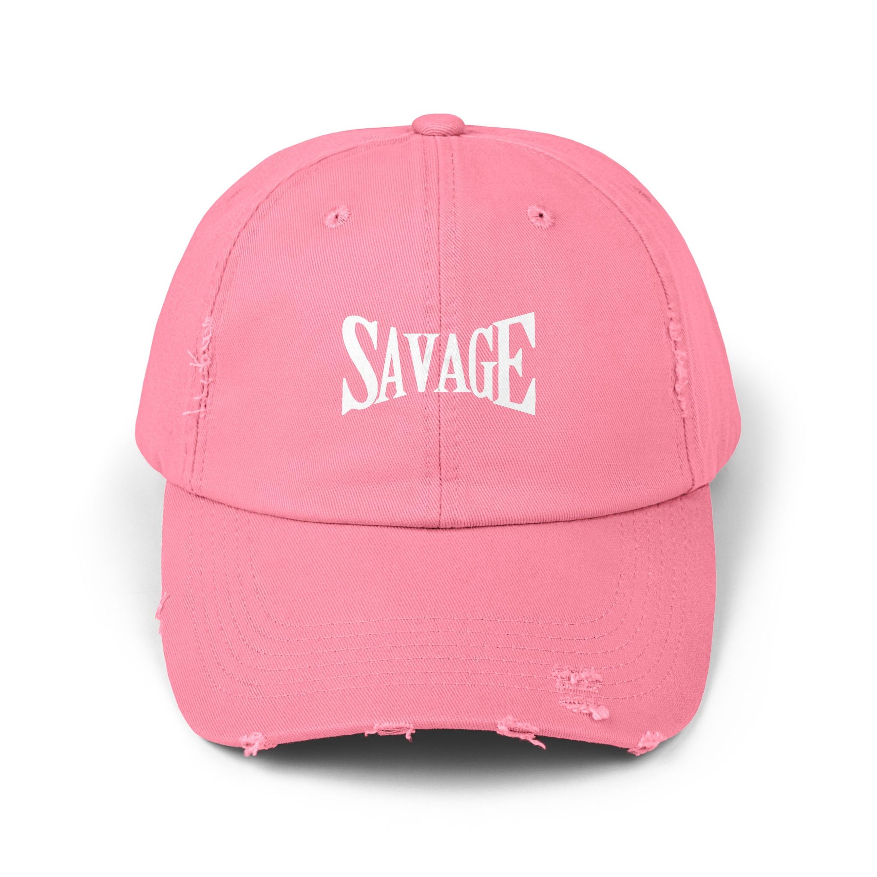 "SAVAGE Distressed Dad Hat"