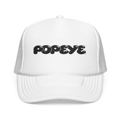 Popeye Foam Trucker Hat | Custom Embroidered Baseball Cap.