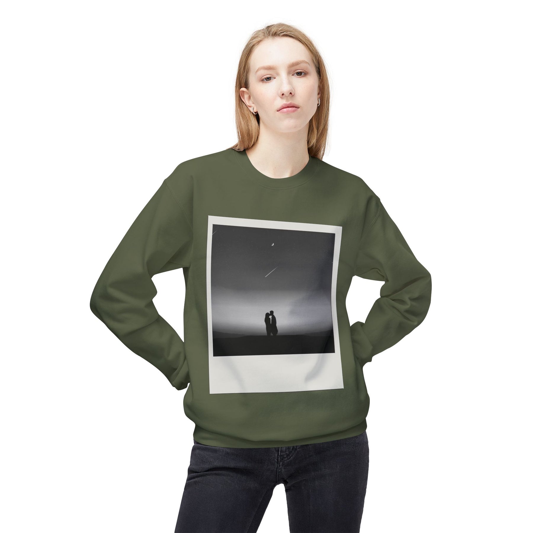 Polaroid Kiss Black Sweatshirt