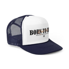 Born to Risk Trucker Cap - Stylish Mesh Hat for Adventurers