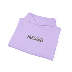 Blessed Premium Hooded Sweatshirt, Streetwear Style, Casual Everyday Wear, Spiritual Apparel