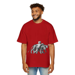 Vintage Premium  Oversized Tee with Savanna Adventure Design, Casual Wear, Graphic Tee, Streetwear Style..
