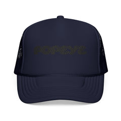 Popeye Foam Trucker Hat | Custom Embroidered Baseball Cap.