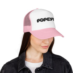Popeye Foam Trucker Hat | Custom Embroidered Baseball Cap.