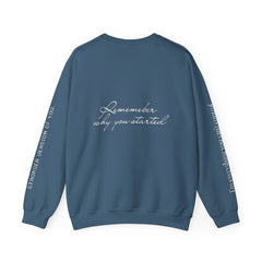 Motivational Crewneck Sweatshirt - Inspirational  for Adults, Premium Wear, Self-Care Reminder, Perfect for Streetwear