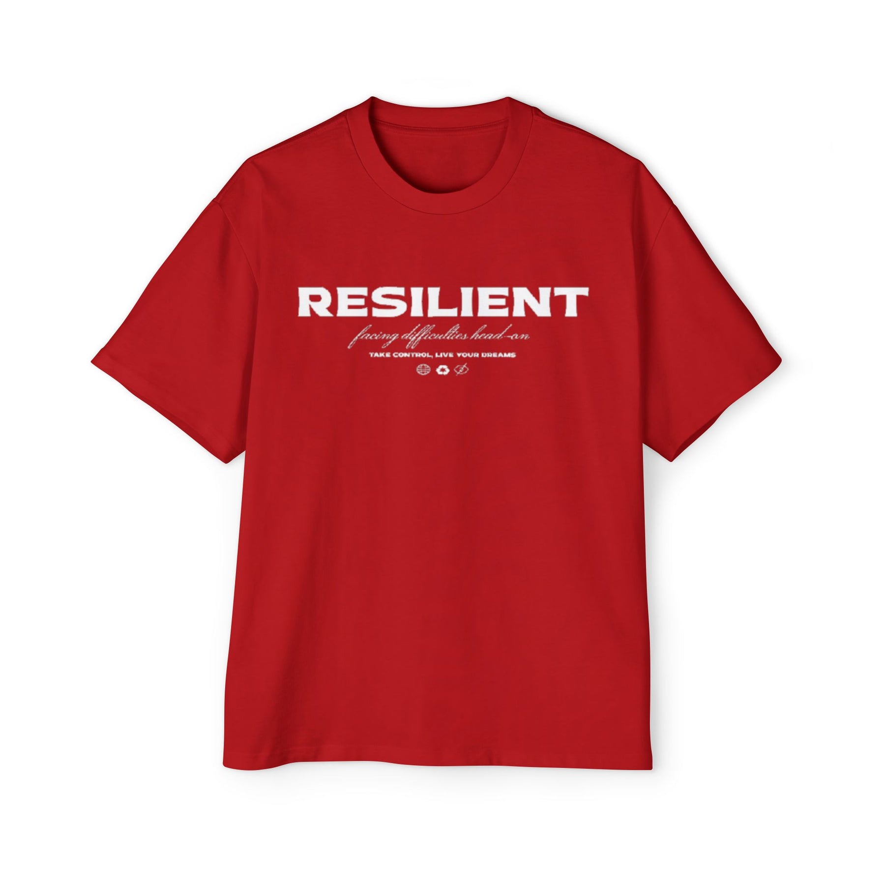 Oversized Resilient Tee - Casual Comfort for Everyday Strength