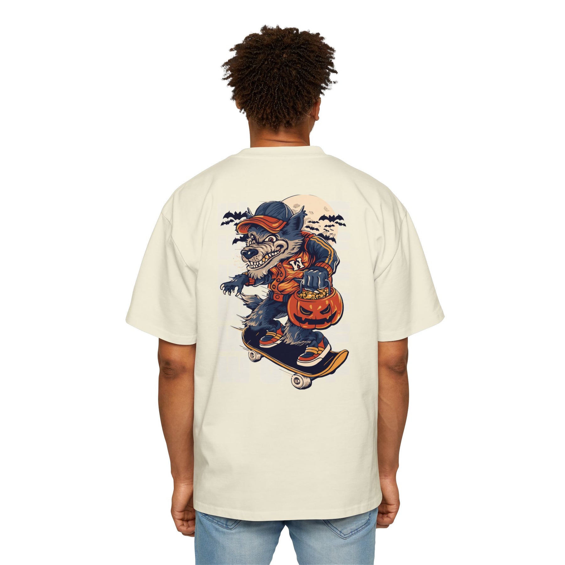 Werewolf on Wheels Oversized-Tee