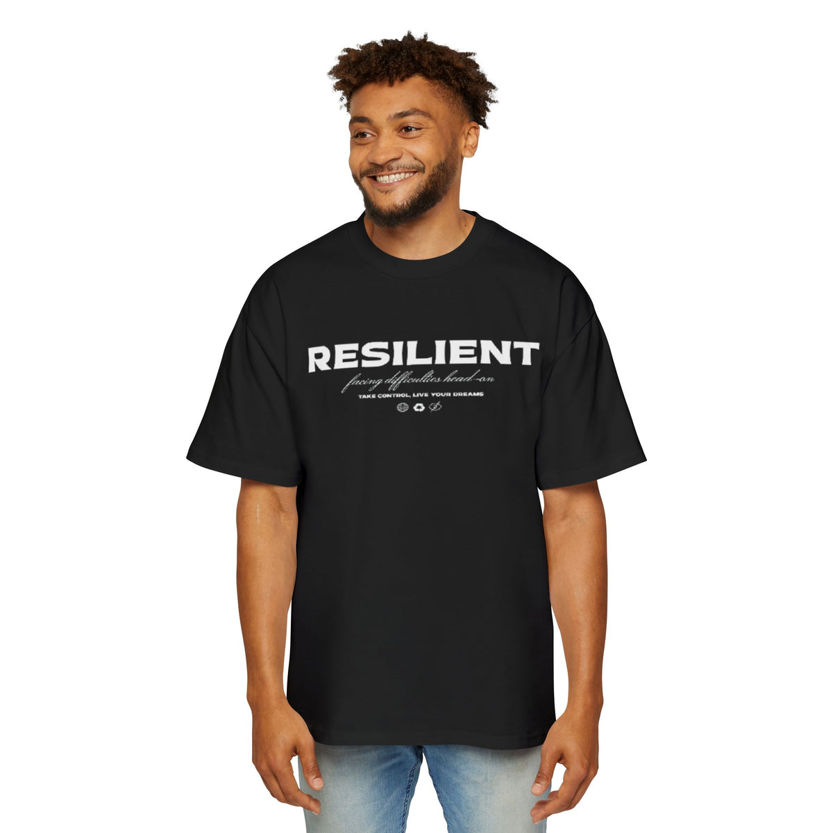 Oversized Resilient Tee - Casual Comfort for Everyday Strength — image 29