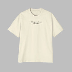 The luxury's Premium Oversized Tee - Funny Quotes & Bold Graphics
