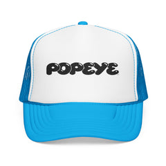 Popeye Foam Trucker Hat | Custom Embroidered Baseball Cap.