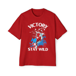 The Koi's Wild Ride to Victory Oversized-Tee — thumb 3