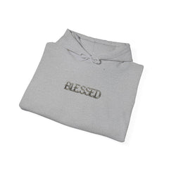 Blessed Premium Hooded Sweatshirt, Streetwear Style, Casual Everyday Wear, Spiritual Apparel