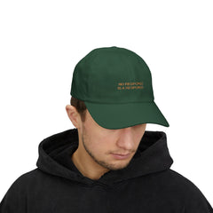 The OBL!V Premium Trending Classic  Cap - No Response is a Response, Premium Accessory, Trendy Cap, Everyday Wear