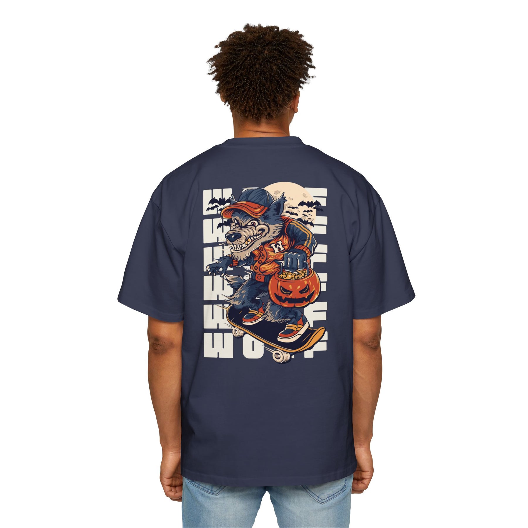 Werewolf on Wheels Oversized-Tee