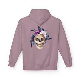 Hip hop Skull with floral design streetwear style Hoodie — thumb 51